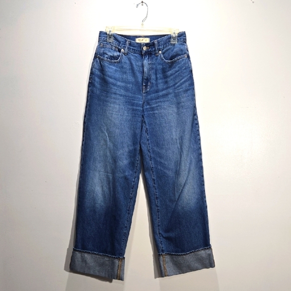Madewell Superwide-Leg Jeans 26W - Picture 1 of 11